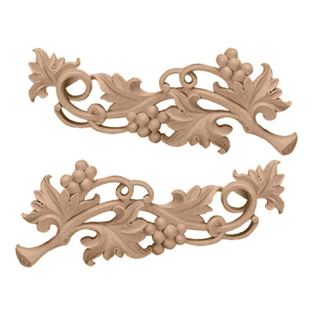 3/4 in. x 11-5/8 in. x 4-5/8 in. Unfinished Wood Maple Medium Grape Scrolls price history on PriceWatchPro