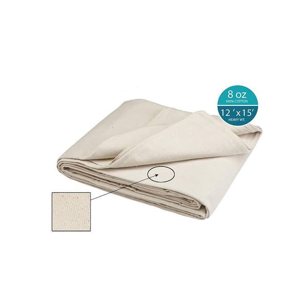 THE CLEAN STORE 15 ft. x 12 ft. Canvas Drop Cloth
