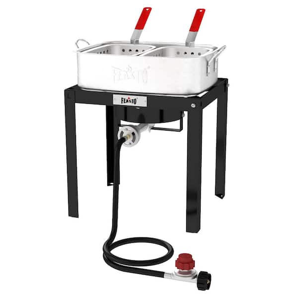 18 qt. Outdoor Dual-tank Fryer