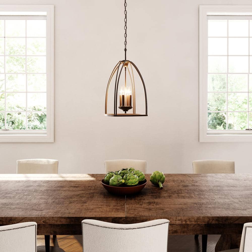 Tally Collection 4-Light Antique Bronze Chandelier price history on PriceWatchPro