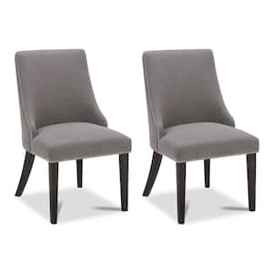 Merope Flint Fabric Dining Chair (Set of 2)