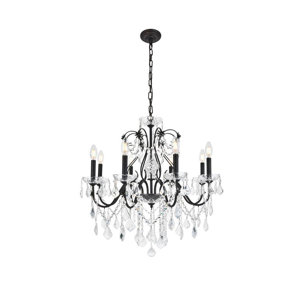 Timeless Home 26 in. L x 26 in. W x 23 in. H 6-Light Dark Bronze Transition