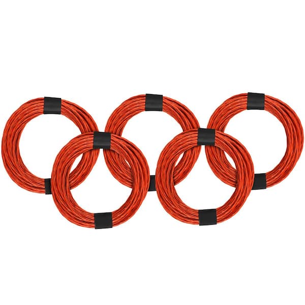 RIDGID 0.095 in. Pre-Cut Twisted Trimmer Line (5-Pack)