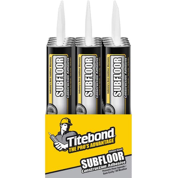 28 oz. Light Tan Solvent-Based Subfloor Construction Adhesive (12-Pack)