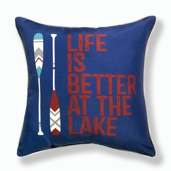 lake throw pillows