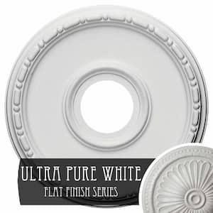 1-1/2 in. x 16-1/2 in. x 16-1/2 in. Polyurethane Medea Ceiling Medallion, Ultra Pure White