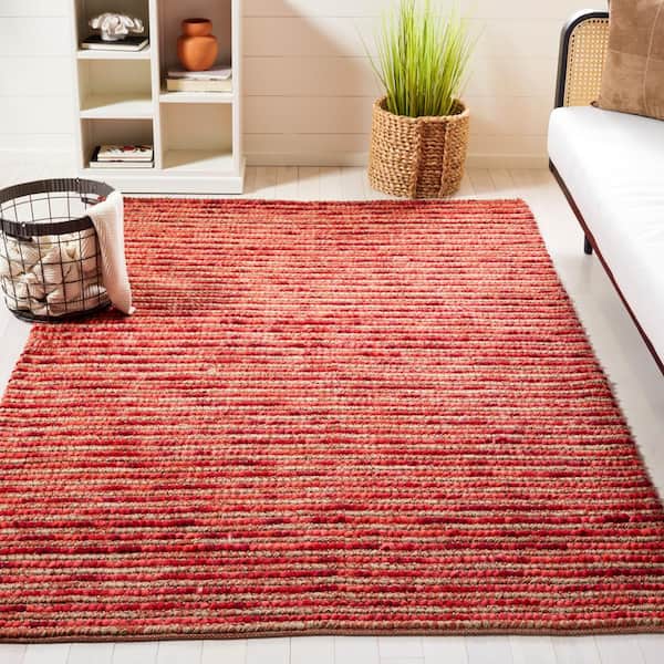 Bohemian Red/Multi Doormat 2 ft. x 3 ft. Striped Area Rug