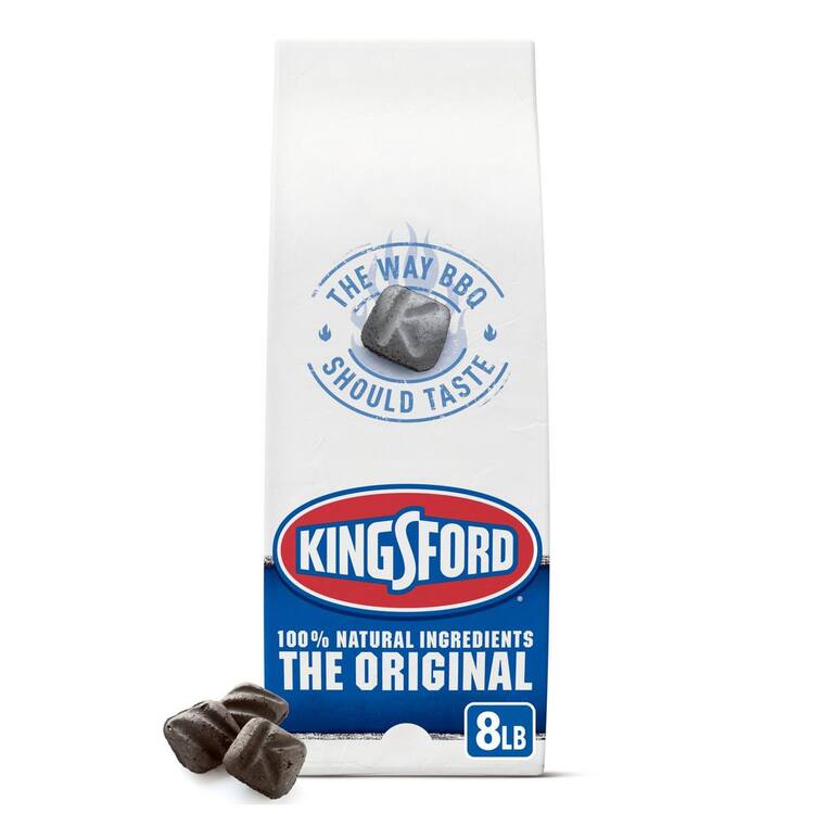 Kingsford 8 lbs. Original BBQ Smoker Charcoal Grilling Briquettes (1-Pack)