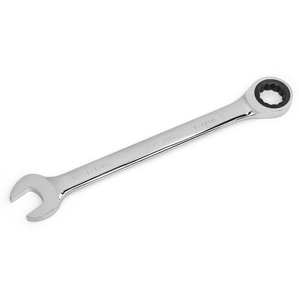 Husky 1-1/16 in. 12-Point Ratcheting Combination Wrench HRW1I116