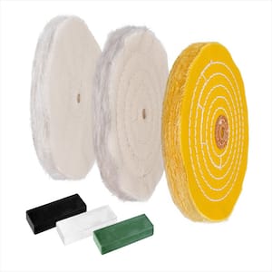 4 in. Buffing Wheel Set (4-Piece)