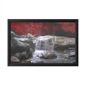 "Red Vison" by Philippe Sainte-Laudy Framed with LED Light Landscape Wall Art 16 in. x 24 in.