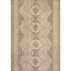 nuLOOM Ranya Tribal Indoor/Outdoor Area Rug 3' 6 x 5' Light Brown