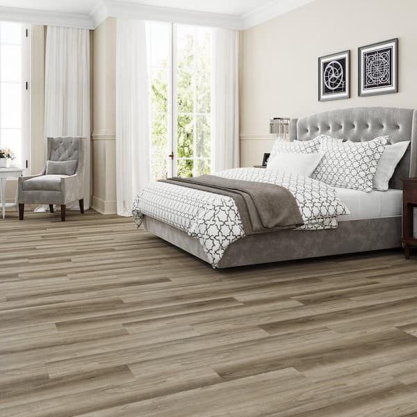 White Vinyl Tile Flooring - Waterproof - Click Installation - For Bathrooms, Kitchens, Living Rooms And Bedrooms - Spectra