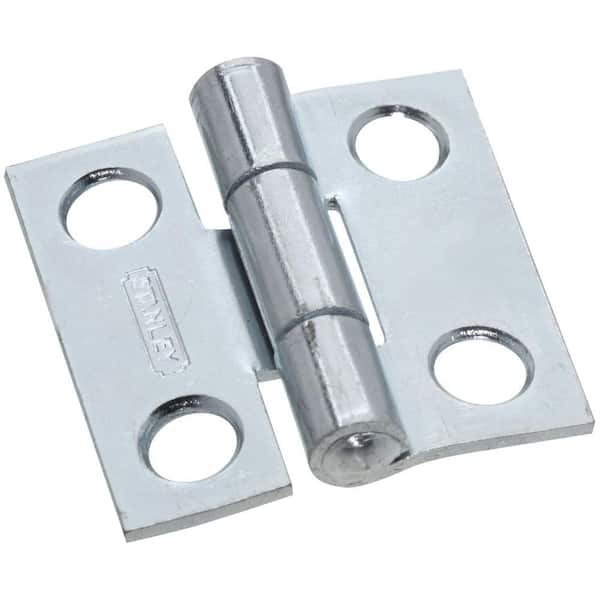 Stanley-National Hardware 1 in. Narrow Utility Hinge Non-Removable Pin