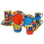 Sierra 16-Piece Seasonal Multicolored Earthenware Dinnerware Set (Service for 4)