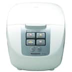 Panasonic Fuzzy Logic 5-Cup White Rice Cooker SR-DF101 - The Home Depot