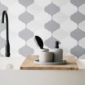 Apreggio Rondo Provenzal Grey 6-1/4 in. x 12-3/4 in. Porcelain Floor and Wall Tile (8.8 sq. ft./Case)