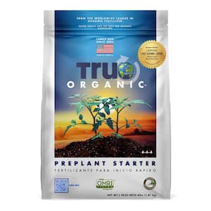 4 lbs. Organic Preplant Starter Dry Fertilizer, OMRI Listed, 4-4-4