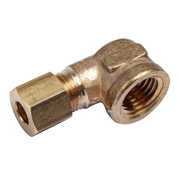 LTWFITTING 1/4 in. O.D. x 1/4 in. FIP Brass Compression 90-Degree