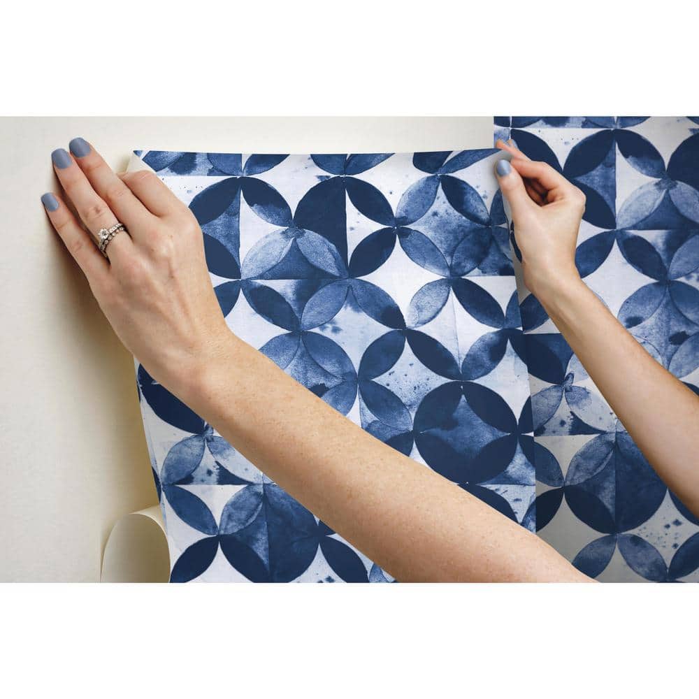 Black Tropical Botanical Removable Wallpaper Sample