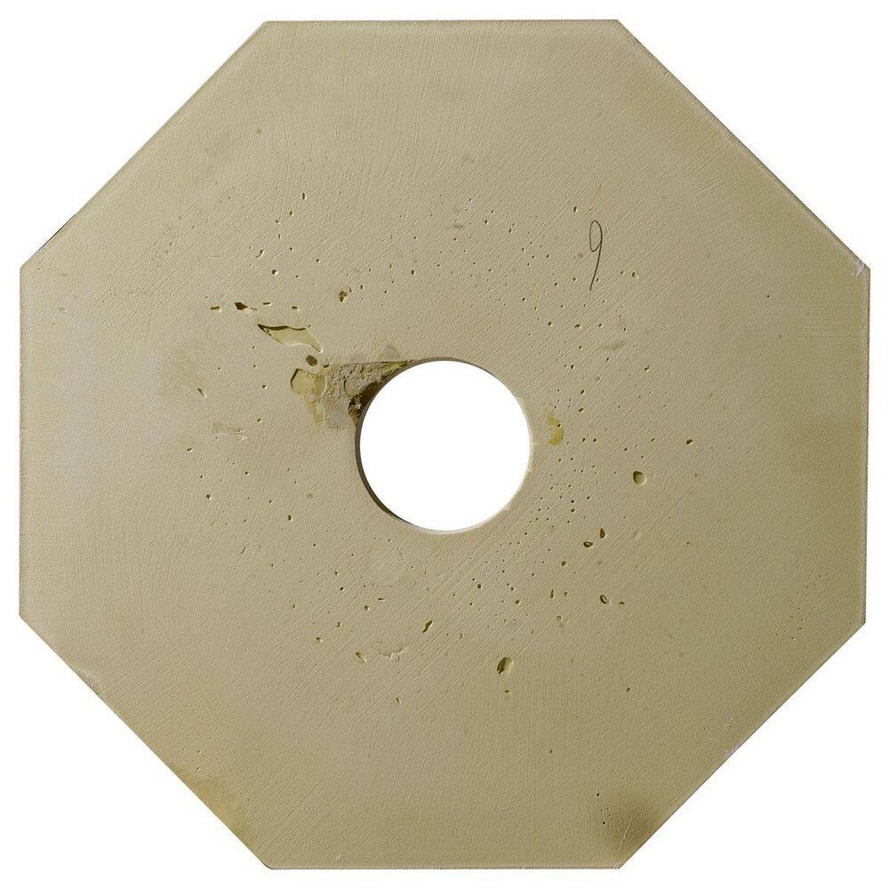 Primed Gray Polyurethane Nottingham Ceiling Medallion, 18 inches