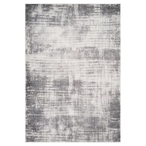 Avant Cream Gray 9 ft. x 12 ft. Abstract Area Rug