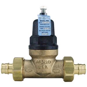 3/4 in. Bronze Double Union PEX-A Expansion Barb Water Pressure Regulator