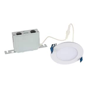 4 in. Selectable CCT for Use in New Construction, Remodel and Retrofit Installation, Integrated LED Downlight