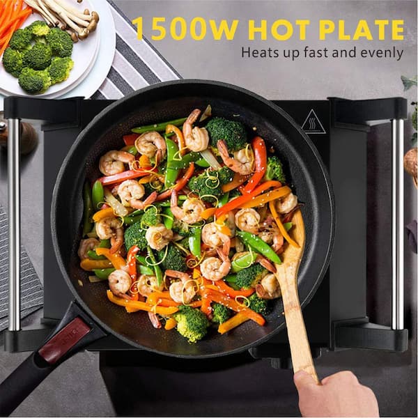 HomeCraft Single Burner Hot Plate - Black, 1 ct - Fry's Food Stores