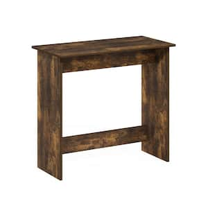 Simplistic 31.5 in. Wood Rectangle Amber Pine Wood Desk