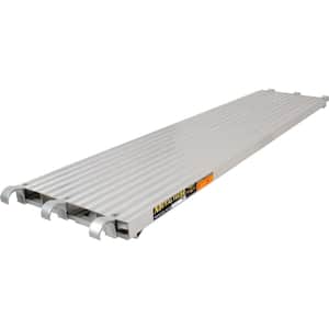 7 ft. L x 19 in. W Scaffolding Platform, All-Aluminum Work Platform and Scaffold Plank