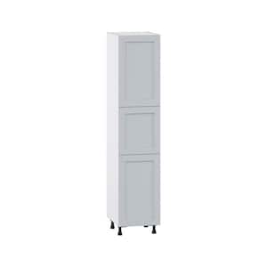 Cumberland Light Gray Shaker Assembled Pantry Kitchen Cabinet (18 in. W x 84.5 in. H x 24 in. D)