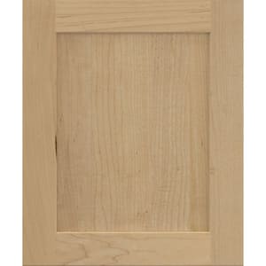 Cottage 14.5 in. W x 0.75 in. D x 14.5 in. H in Maple Canopy Cabinet Door Sample