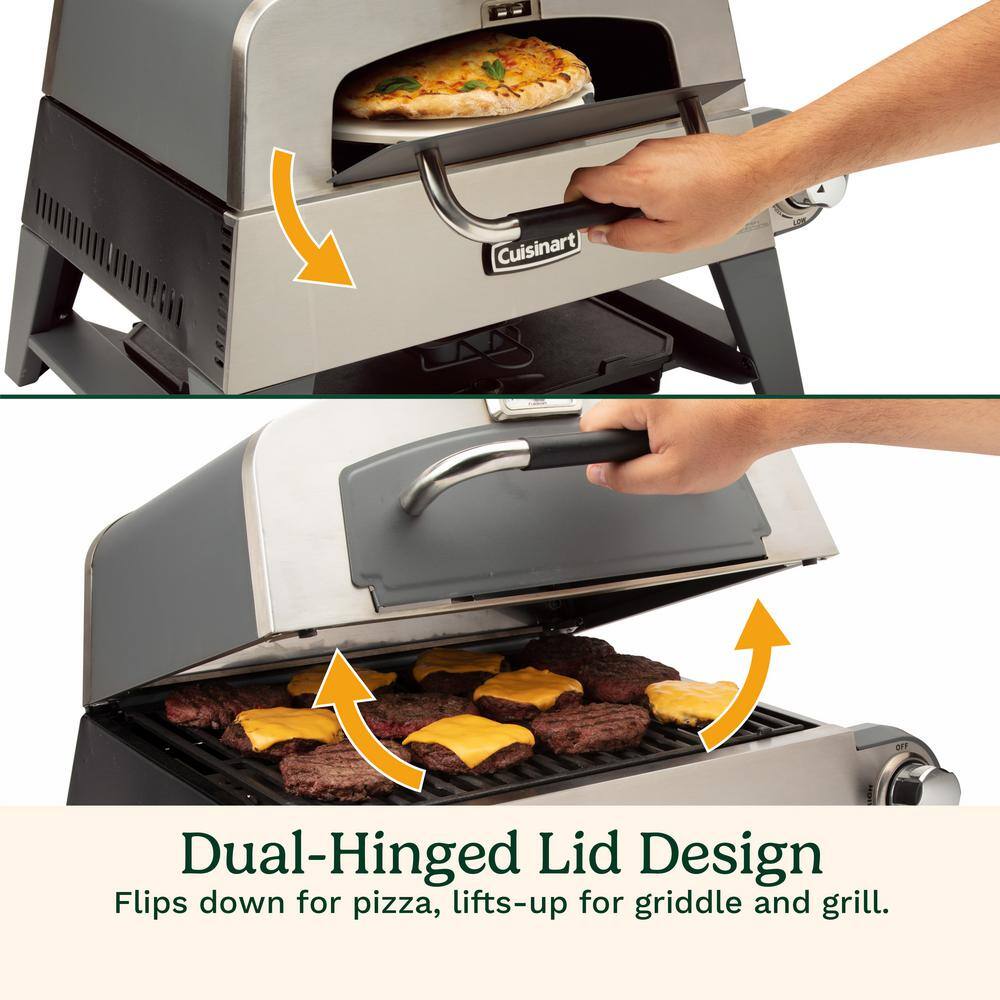 Cuisinart Stainless Steel Outdoor Gas Pizza Oven