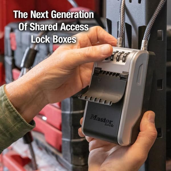 Master Lock Large Outdoor Lock Box with Combination Dial and