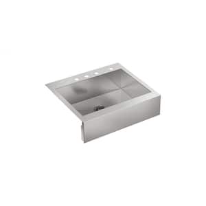 Vault Stainless Steel 30 in. Single Bowl Farmhouse Apron Kitchen Sink