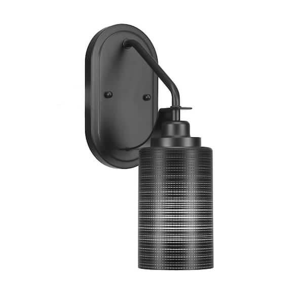 Unbranded Monroe 1-Light Matte Black Wall Sconce