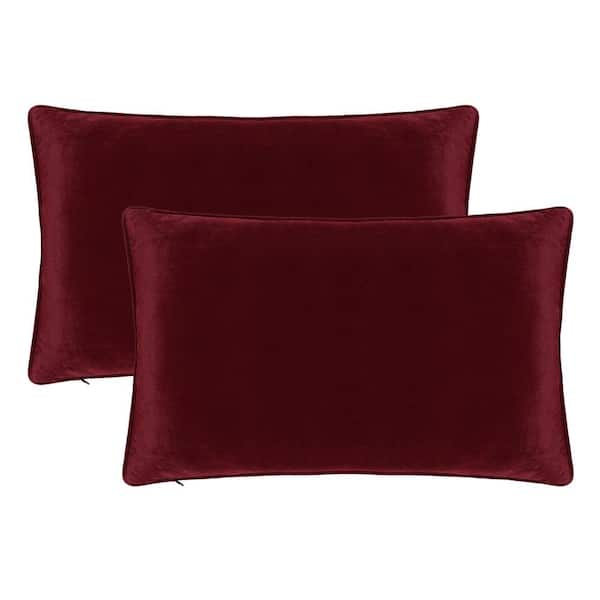 Wine colored pillows sale