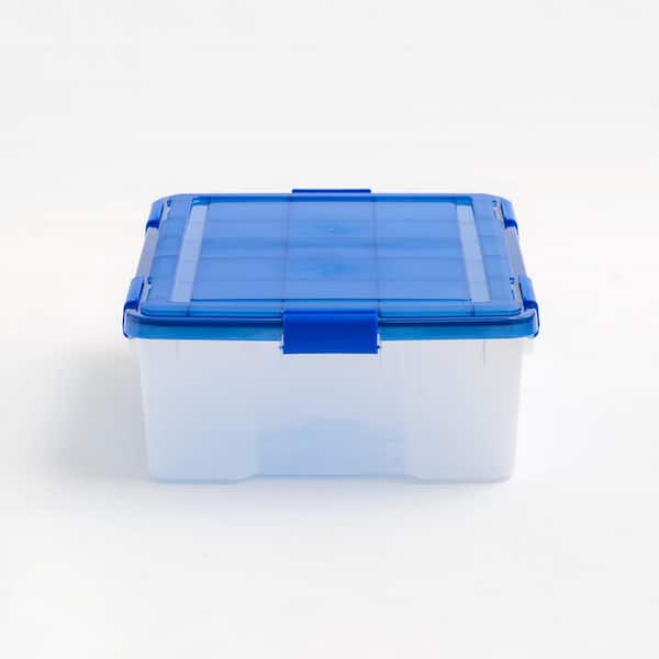 Sterilite 58 qt. Storage Box Plastic, Christmas Assorted