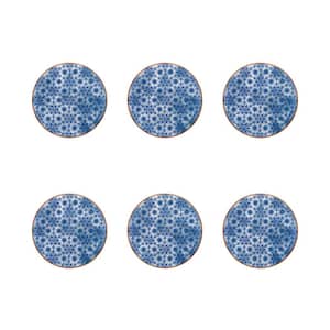 Unni Blue Large 9.24 in. Dinner Plate (Set of 6)
