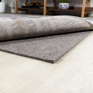 Comfort Plus Gray/Brown 10 ft. x 14 ft. Hard Surface Flooring 0.25 in. Pile Rug Pad