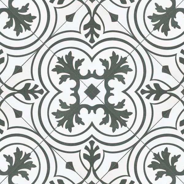 Merola Tile Twenties Vintage 7-3/4 in. x 7-3/4 in. Ceramic Floor and Wall Tile (10.75 sq. ft./Case)