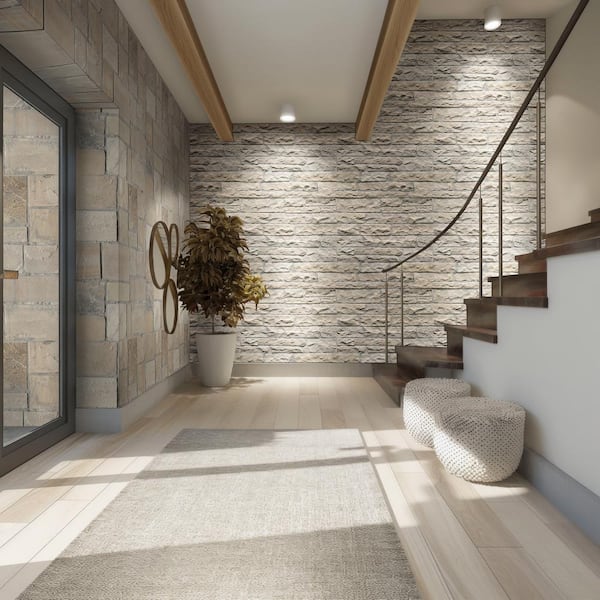 Fossil Rustic Ledgestone 12 in. W x 12 in. L Natural Sandstone Wall Loose Veneer (100 sq. ft. / Pallet)