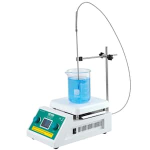 Magnetic Stirrer Hot Plate 2000 RPM, 2000mL Lab Stirrers with LED Screen, Support Stand, Stir Plate and Stir Bar 500 W