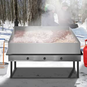 1 piece Maple Syrup Evaporator Pan 36 in. x 24 in. x 6 in. Stainless Steel Maple Syrup Boiling Pan for Boiling Syrup