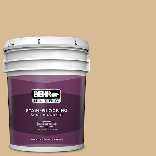 BEHR ULTRA 5 gal. #330F-4 Pebble Path Extra Durable Eggshell Enamel Interior Paint & Primer