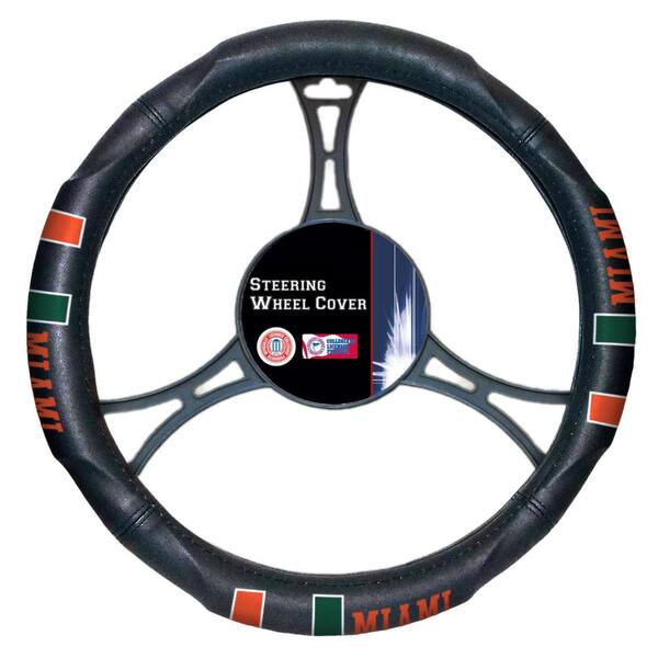 Unbranded Miami Multi Colored Rubber- PVC Car Steering Wheel Cover