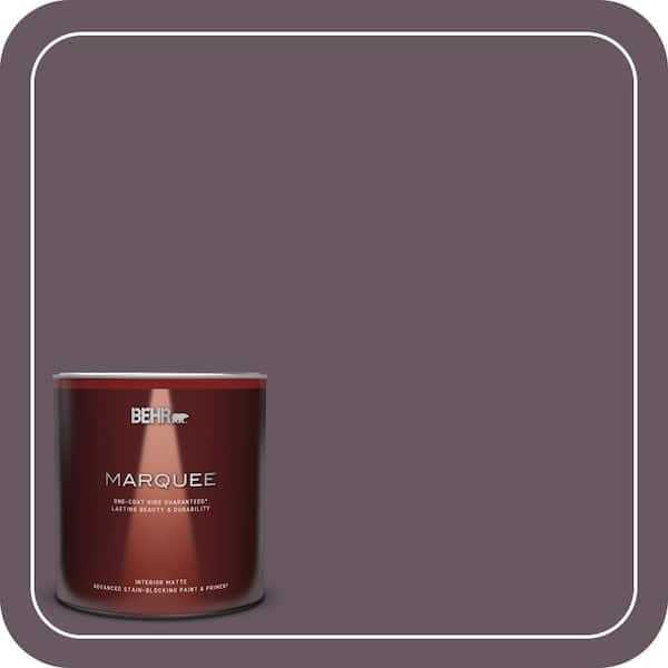BEHR MARQUEE 1 qt. #N100-6 Urban Legend Matte Interior Paint & Primer