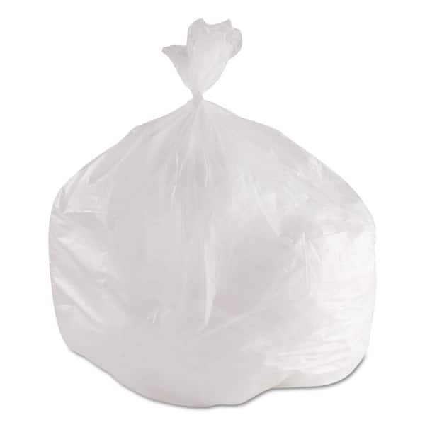 Commercial trash bags 56 gallon 43x48 22 mic case of 150