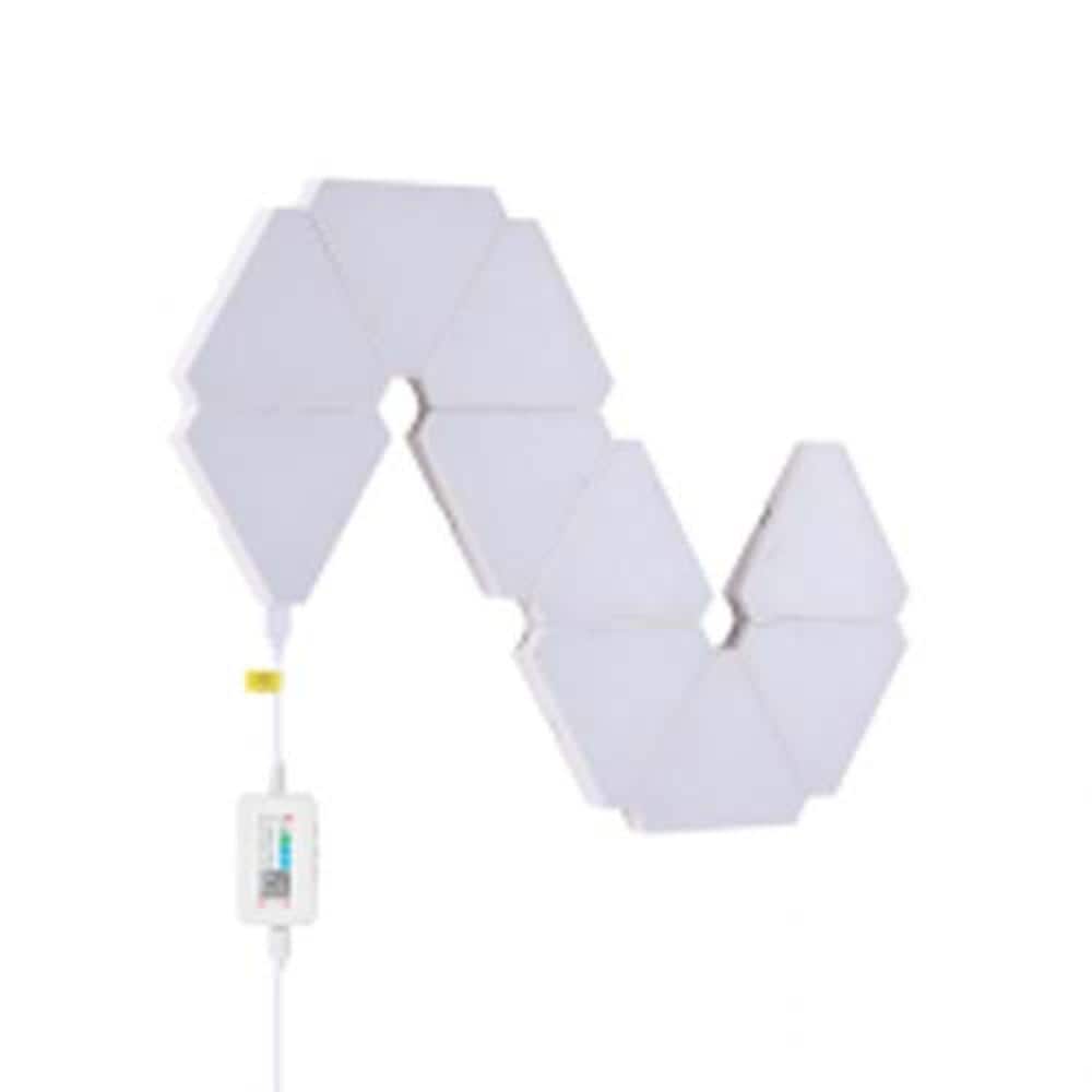 10-Pack Hexagon Lights LED Wall Panels, RGB Gaming Lights, Smart Modular Panel Tiles Push Glide Expansion Shapes Light price history on PriceWatchPro